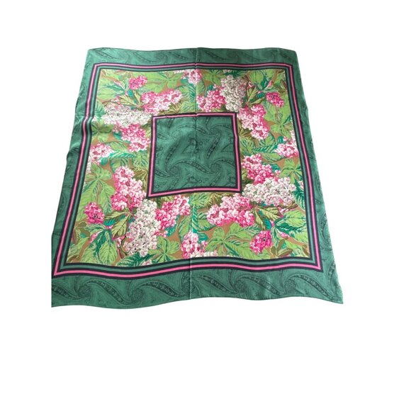 Oscar De La Renta 2003 Hand Rolled Silk "Look Good Feel Better" Ltd. Ed Scarf - Picture 1 of 8